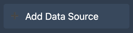 Data Source Add Button