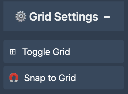 Grid Settings