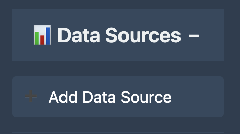 Report data source